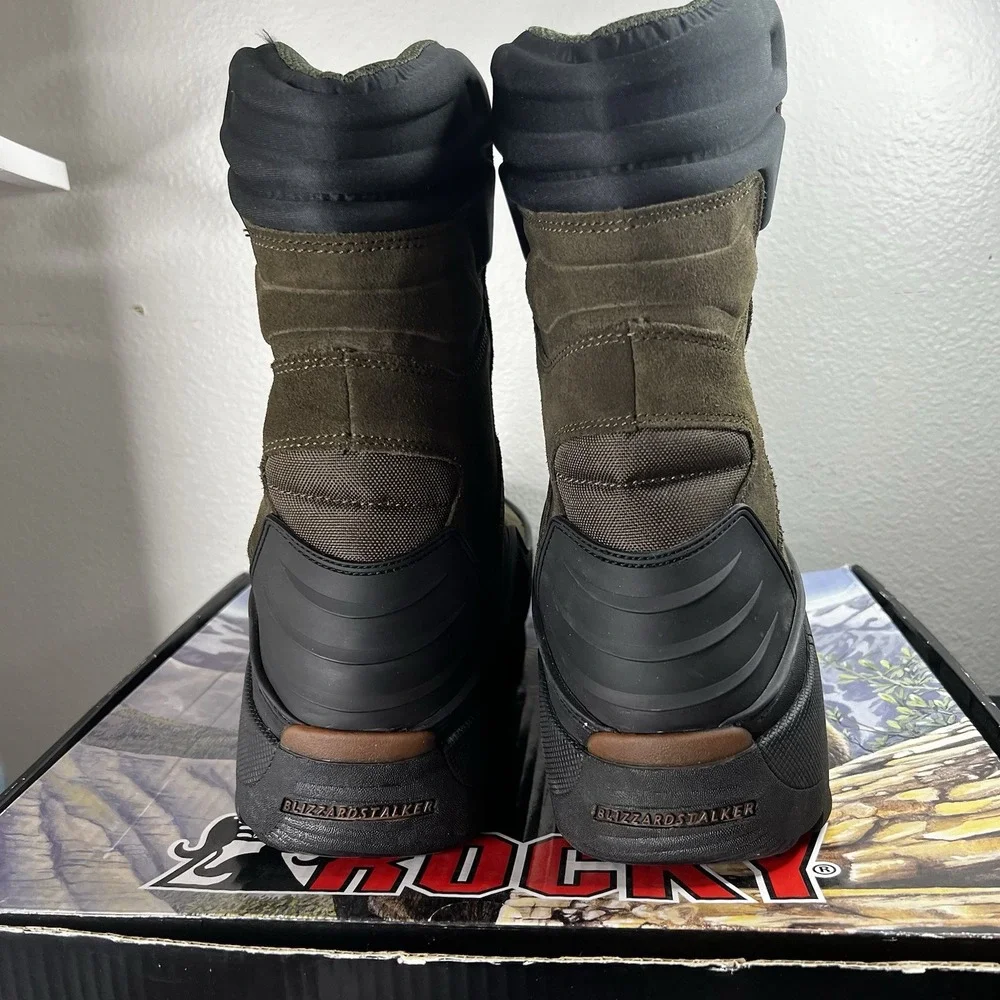 Rocky Men's 14M BlizzardStalker Steel Toe 1200g‎ Waterproof Work Boots NIB